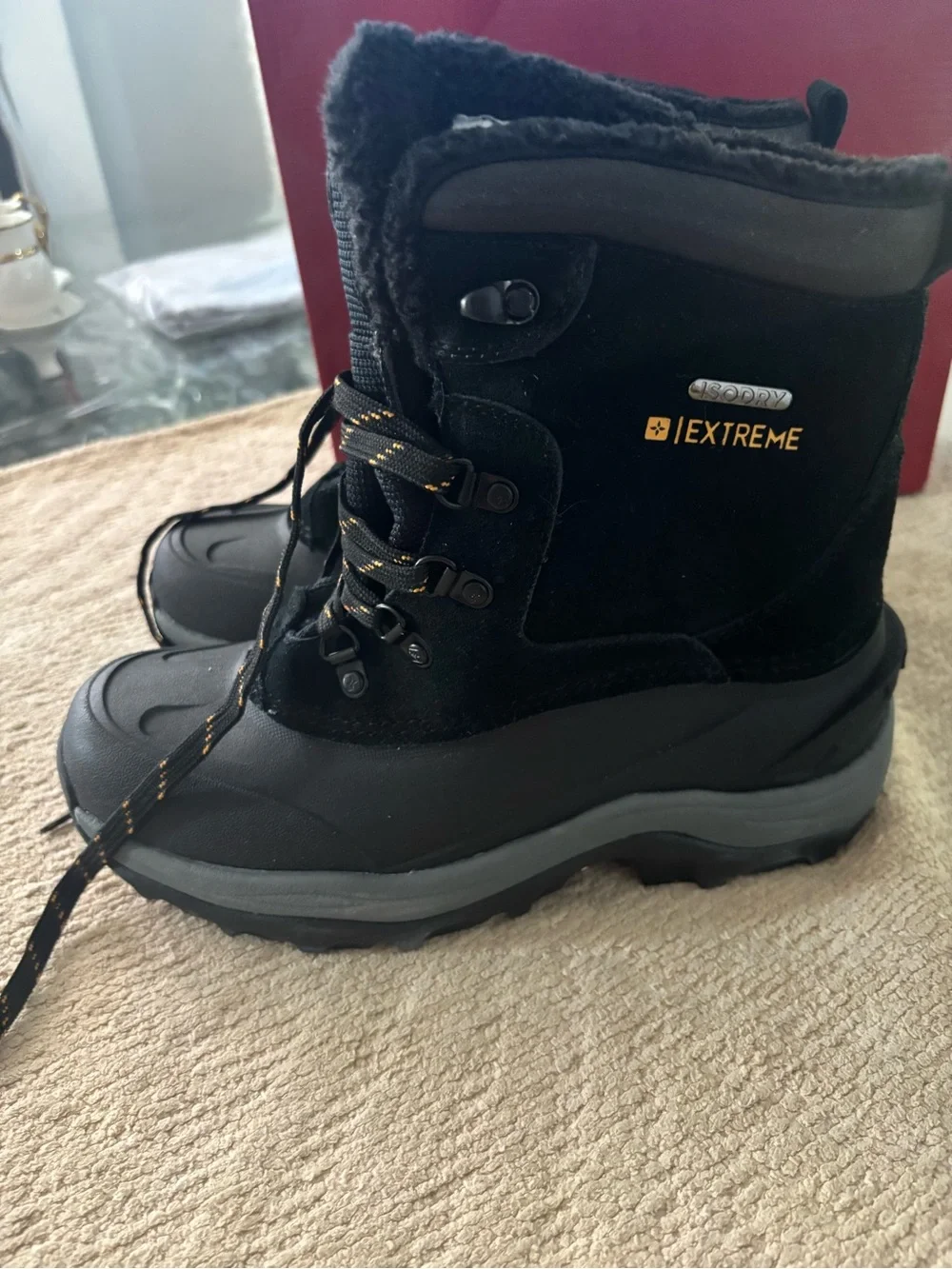 Extreme Insulated Black Men's Snow & Rain Boot